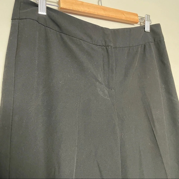 Chico’s Black Wide Leg Trousers  Work Pants Size 1.5 Reg / US 10 - Picture 4 of 14